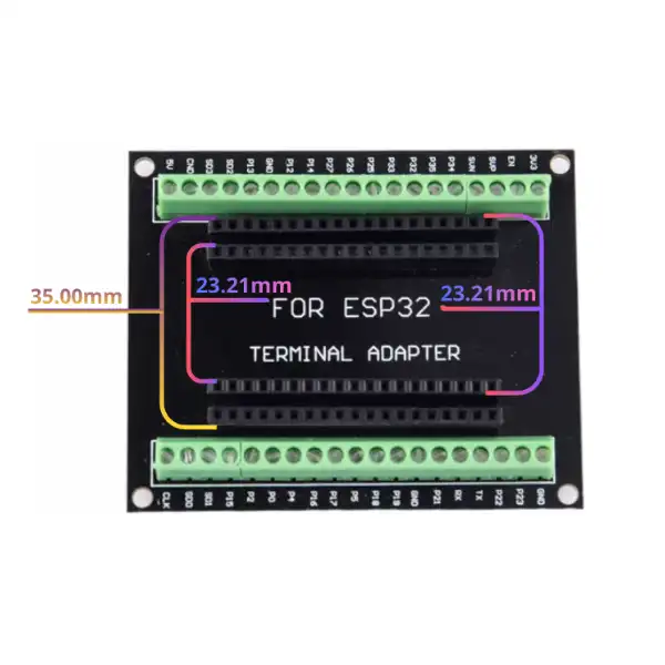 Shield Shield ESP Terminales Con Tornillo Para ESP32 MechatronicStore Shield ESP Terminales Con Tornillo Para ESP32