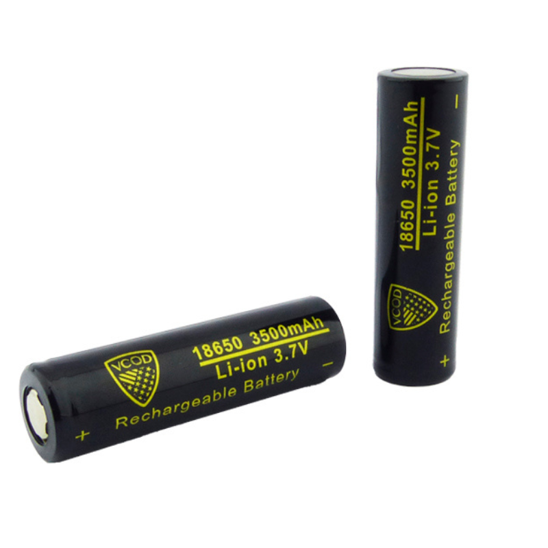 Batería 18650 VCOD Plana Recargable De 3.7 Volt A 3500mah