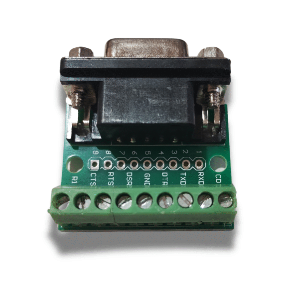 Adaptador DB9 con terminal Screw