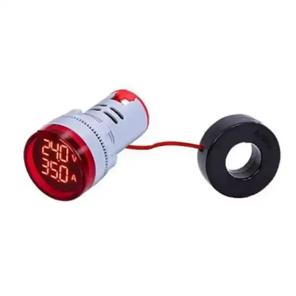 Indicador Piloto Voltimetro Amperimetro AC 22mm