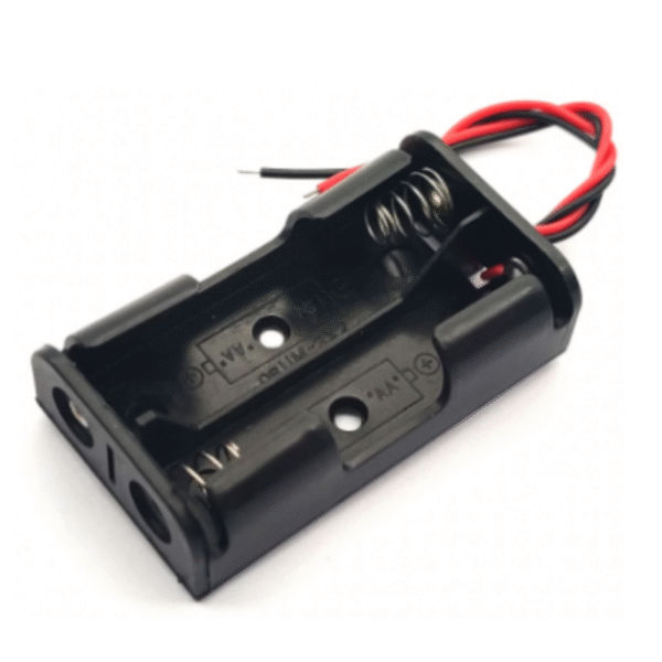 Porta Pilas 2 x AA 3V Con cable