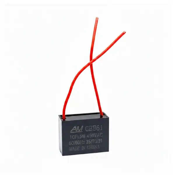 Capacitor Condensador CBB61 10uF 450VAC para Motor