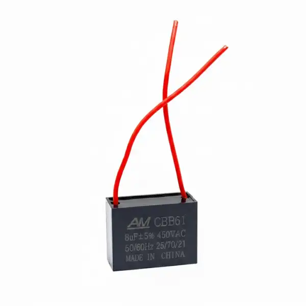 Capacitor de Marcha CBB61 8uF 450V
