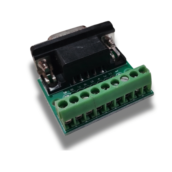Adaptador DB9 con terminal Screw