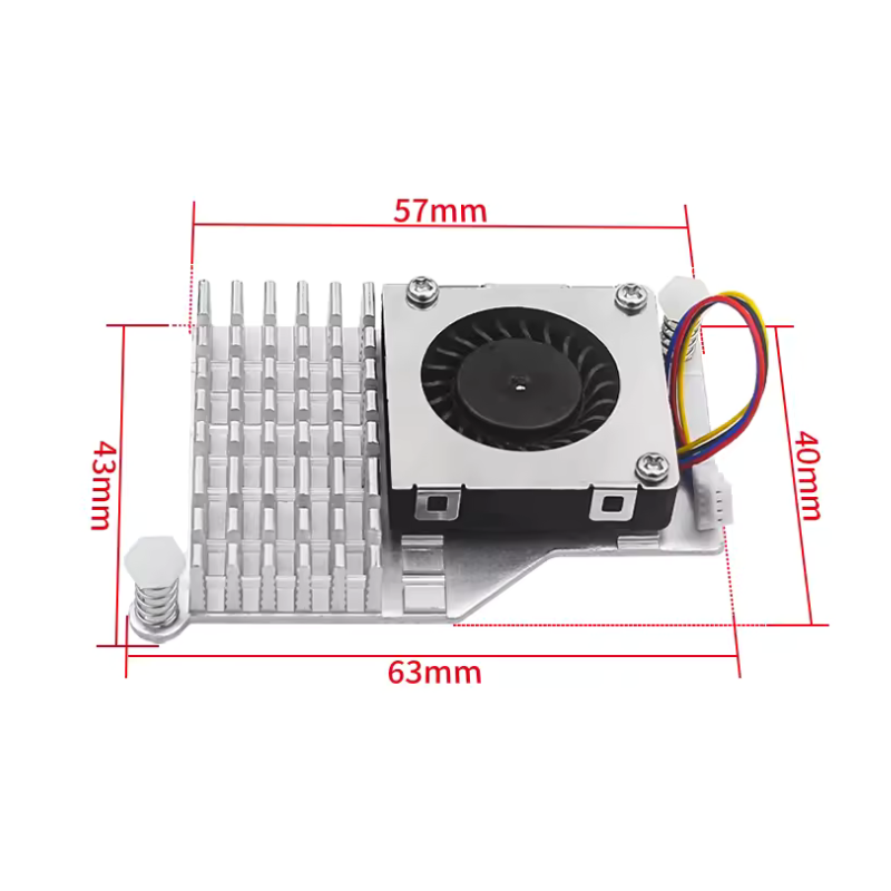 Disipador y Ventilador PWM de Alto Rendimiento para Raspberry Pi 5