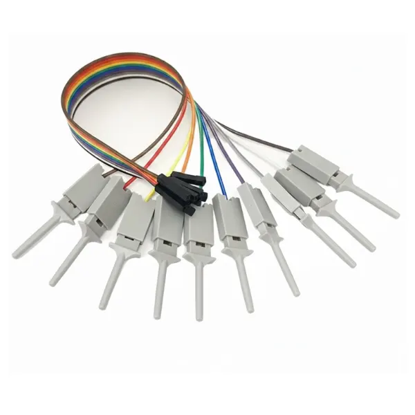 Cable Adaptador Dupont Hembra a Gancho de Prueba (Probe) 20cm