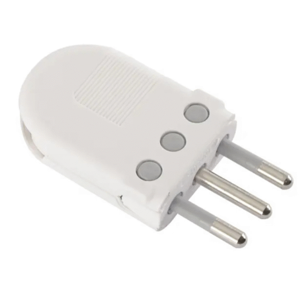 Enchufe Macho Volante 2P+T 10A 250V