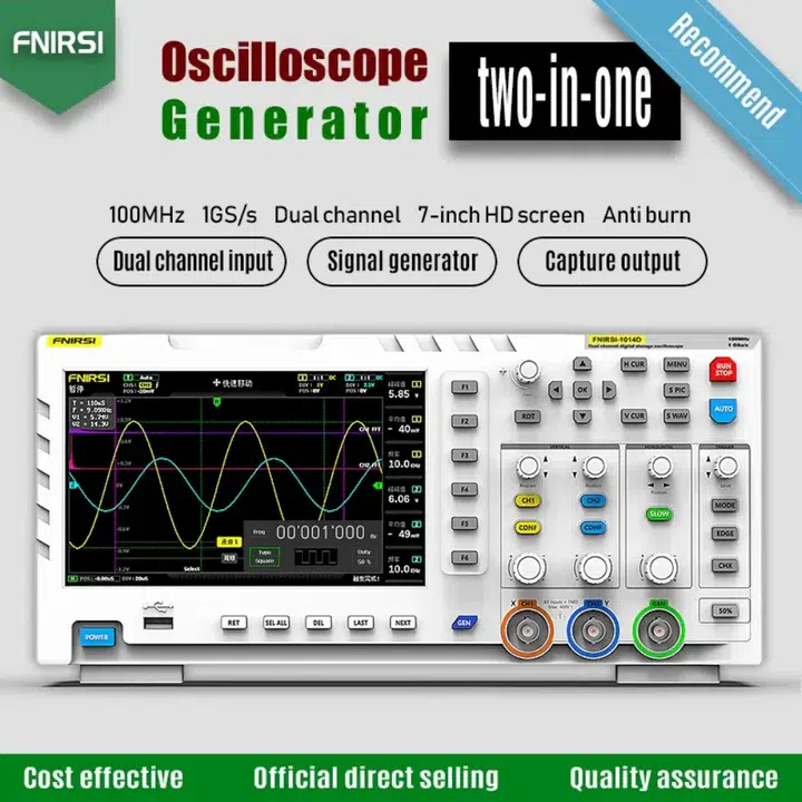 Osciloscopio Digital FNIRSI 1014D