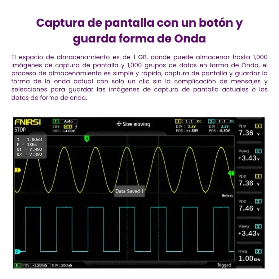 Osciloscopio Digital FNIRSI 1014D