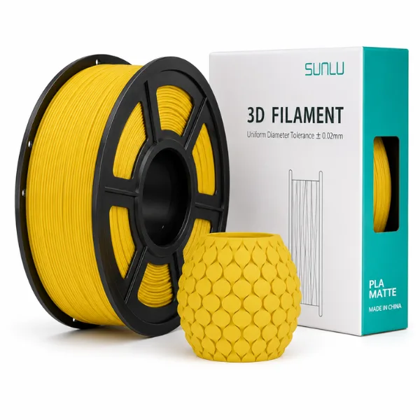 FIlamento PLA MATTE AMARILLO