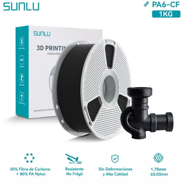 Filamento Nylon Carbono PA6-CF 1.75mm