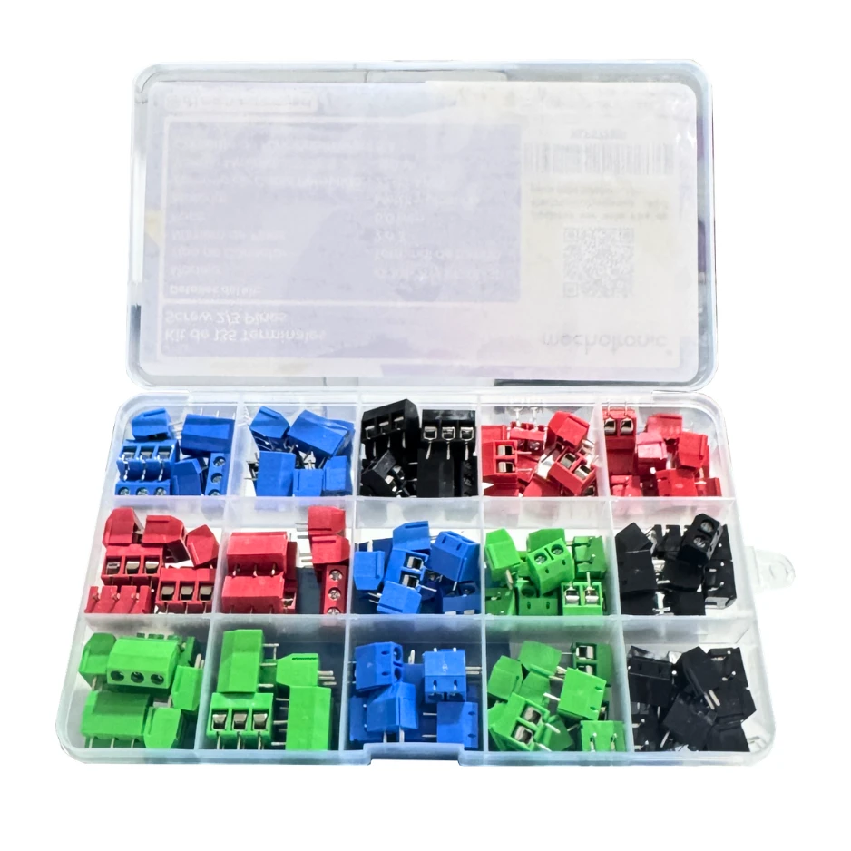 Kit de 135 Terminales Screw 2/3 Pines MechatronicStore Kit de 135 Terminales Screw 2/3 Pines - Imagen 5