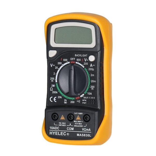 Multi Tester Digital con Protector MAS-830L
