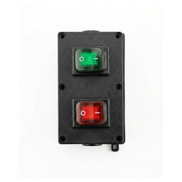 Caja de Interruptores Impermeable Doble Interruptor LED On/Off 30A 12-24B/220V MechatronicStore Caja de Interruptores Impermeable Doble Interruptor LED On/Off 30A 12-24B/220V