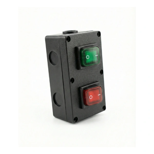 Caja de Interruptores Impermeable Doble Interruptor LED On/Off 30A 12-24B/220V MechatronicStore Caja de Interruptores Impermeable Doble Interruptor LED On/Off 30A 12-24B/220V - Imagen 2