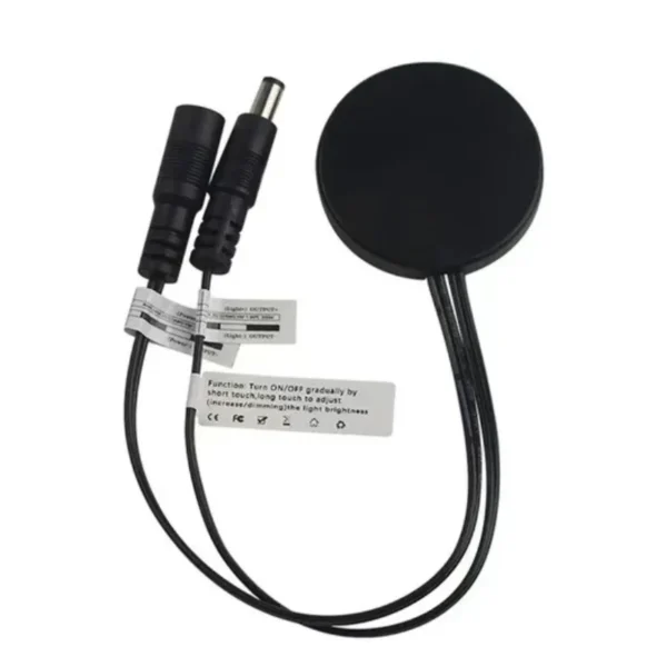 Interruptor Táctil FTS-06– Voltaje DC 12V-24V Negro/Blanco