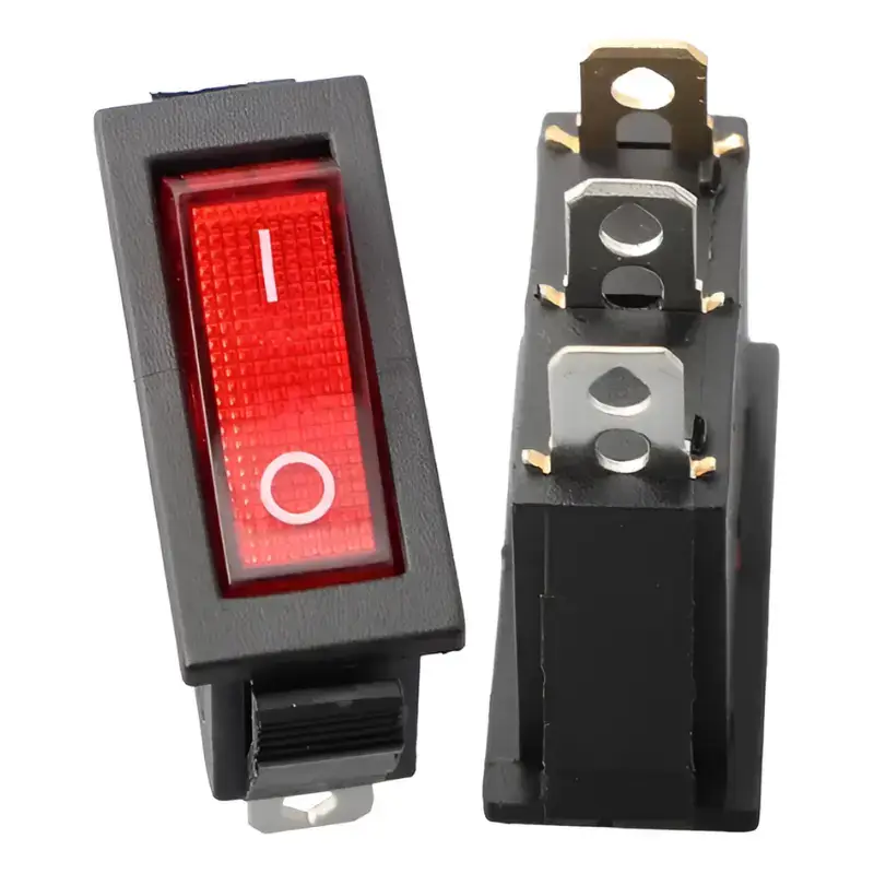 Interruptor tipo Rocker 3 pines 12v 16A MechatronicStore Interruptor tipo Rocker 3 pines 12v 16A