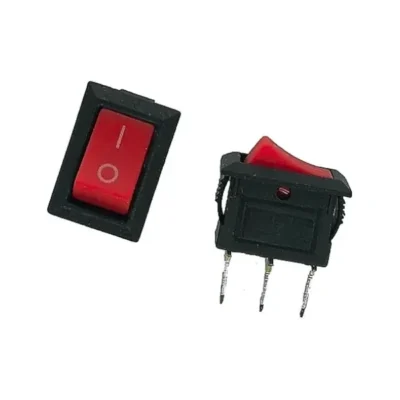 Interruptor tipo Rocker 2 posiciones MechatronicStore Interruptor tipo Rocker 2 posiciones