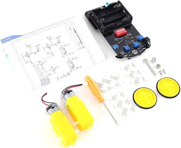 Kit Auto Inteligente Seguidor De Líneas y Evade Obstáculos - Imagen 2