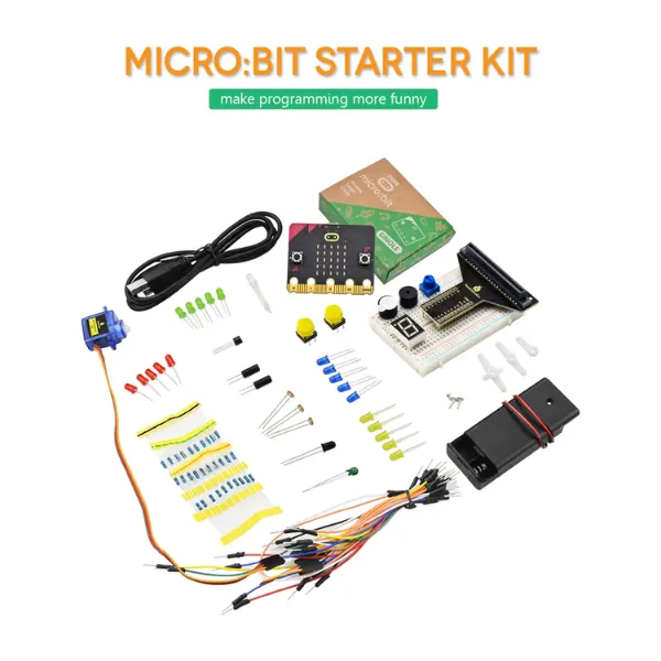 keyestudio Keyestudio Micro:bit V2 Beginner Starter Kit Robótica e IoT MechatronicStore Keyestudio Micro:bit V2 Beginner Starter Kit Robótica e IoT