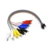 Kit 10 Cables Macho Dupont - Pinza Cocodrilo 30 cm 1