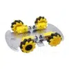 Kit 4 Ruedas Mecanum + 4 Motores TT + Chasis de Aluminio + Accesorios de Ensamble DIY 1