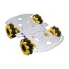 Kit 4 Ruedas Mecanum + 4 Motores TT + Chasis de Aluminio + Accesorios de Ensamble DIY