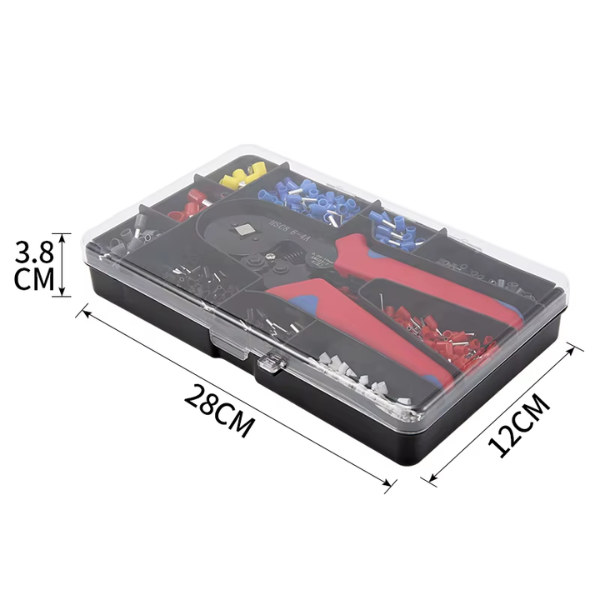Kit Alicates de Crimpado HSC8 6-4A + 1200 Terminales Tubulares Ferrules Profesional (5)