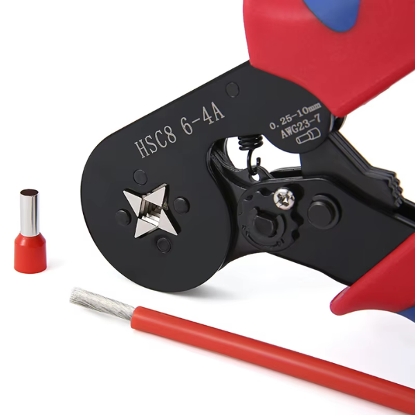 Kit Alicates de Crimpado HSC8 6-4A + 1200 Terminales Tubulares Ferrules Profesional (7)