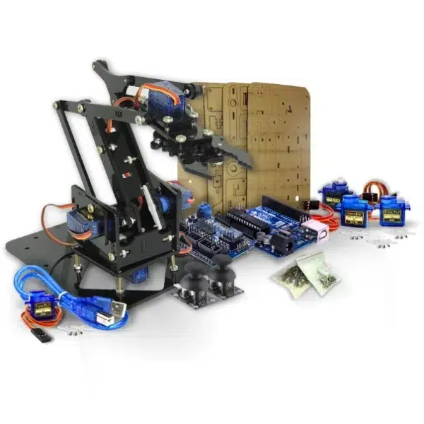 Kit brazo Robot acrílico + Arduino r3 compatible