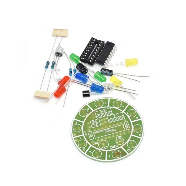 Kit DIY Circuito de LEDs Controlados por Sonido CD4017 1