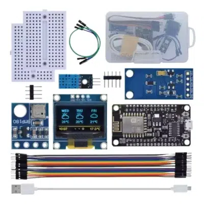 Placas ESP32 MechatronicStore Kit DIY de Monitoreo Ambiental ESP8266 + OLED