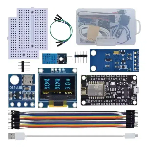 Kit DIY de Monitoreo Ambiental ESP8266 + OLED