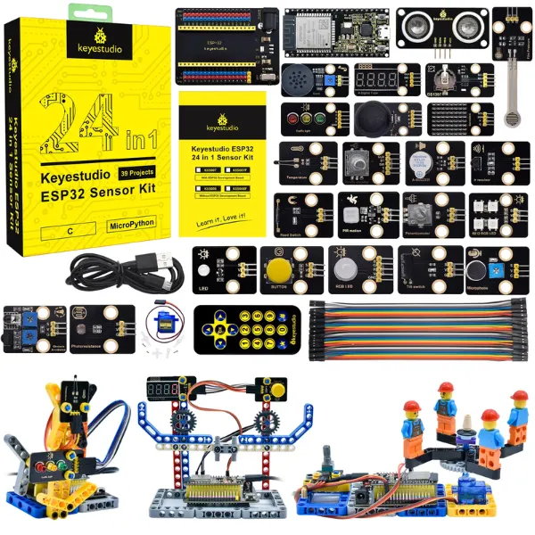 Kit Keyestudio ESP32 24 en 1 Sensor Starter para Programación y Robótica