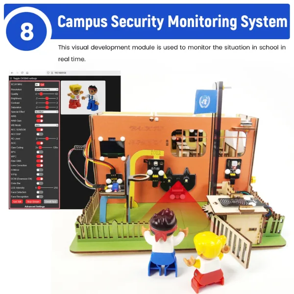 esp32 Kit Keyestudio Smart School Learning ESP32 IoT STEAM para Estudiantes MechatronicStore Kit Keyestudio Smart School Learning ESP32 IoT STEAM para Estudiantes - Imagen 3