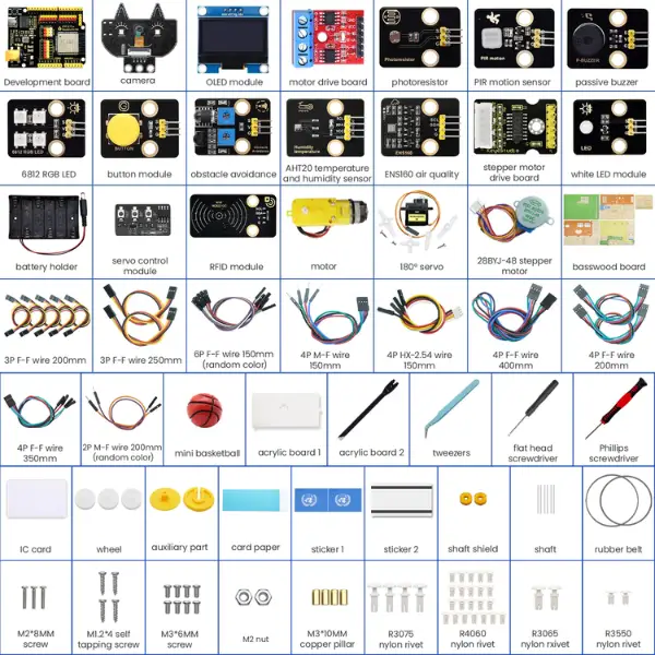 esp32 Kit Keyestudio Smart School Learning ESP32 IoT STEAM para Estudiantes MechatronicStore Kit Keyestudio Smart School Learning ESP32 IoT STEAM para Estudiantes - Imagen 10