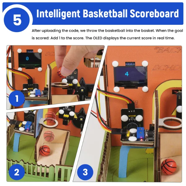 esp32 Kit Keyestudio Smart School Learning ESP32 IoT STEAM para Estudiantes MechatronicStore Kit Keyestudio Smart School Learning ESP32 IoT STEAM para Estudiantes - Imagen 7