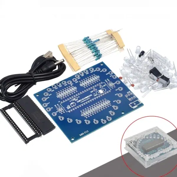 Kit DIY Módulo 32 LEDs RGB con Forma de Corazón Armable