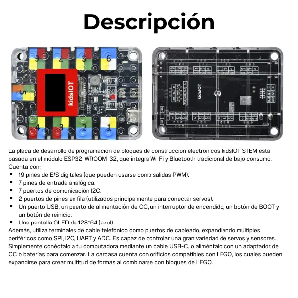 Kit de Granja Inteligente Kidsbits STEM para Arduino (Compatible con LEGO) Keystudio (3)