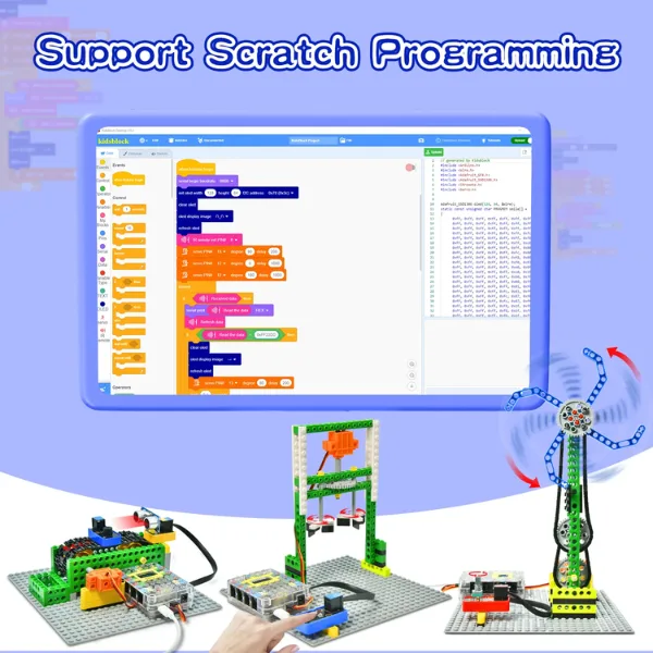 Kit de Ingeniería Inteligente Kidsbits para Arduino (Compatible con LEGO) (2)