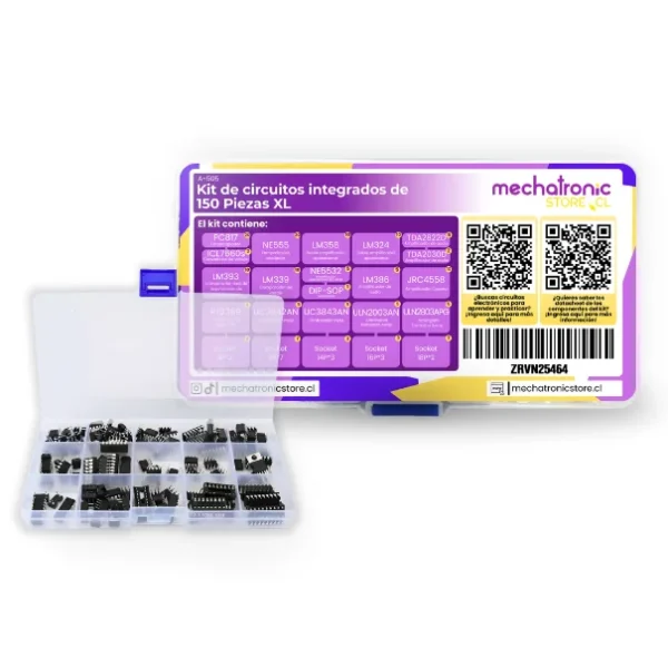 Kit de circuitos integrados IC de 150 piezas XL