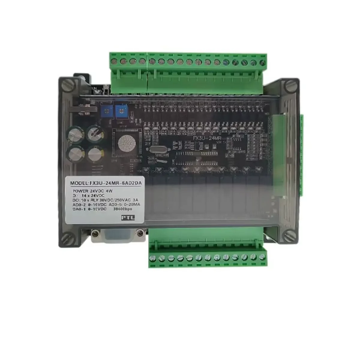 PLC FX3U-24MR RS485 14 Entradas 10 MechatronicStore PLC FX3U-24MR RS485 14 Entradas 10