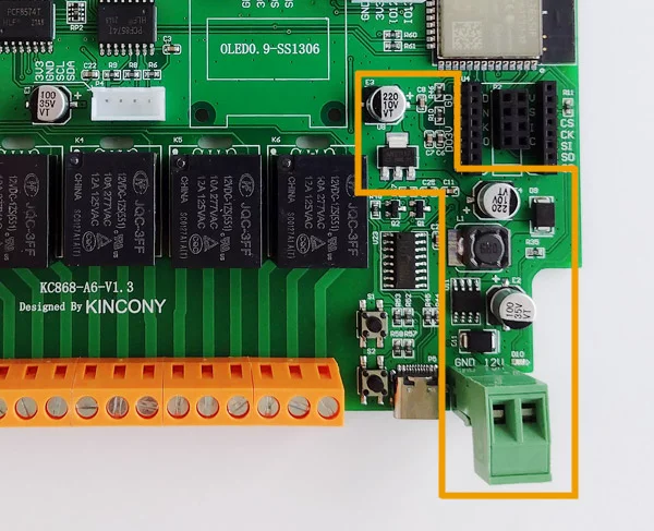 Placa Relés IoT ESP32 KC868-A6 MechatronicStore Placa Relés IoT ESP32 KC868-A6
