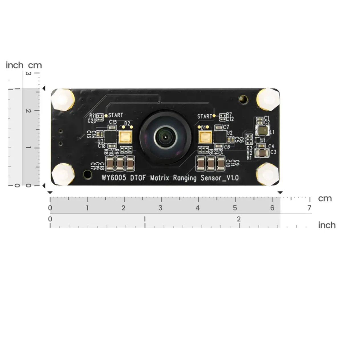 LiDAR DTOF Matriz 64x8 5m