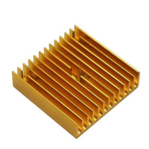 Radiador Disipador de calor de aluminio dorado