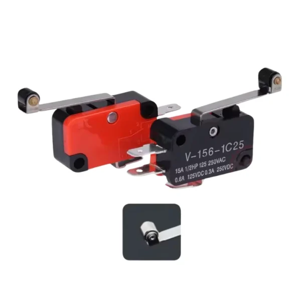 Microswitch V-156 – Interruptor de palanca ON/OFF 15A 250V