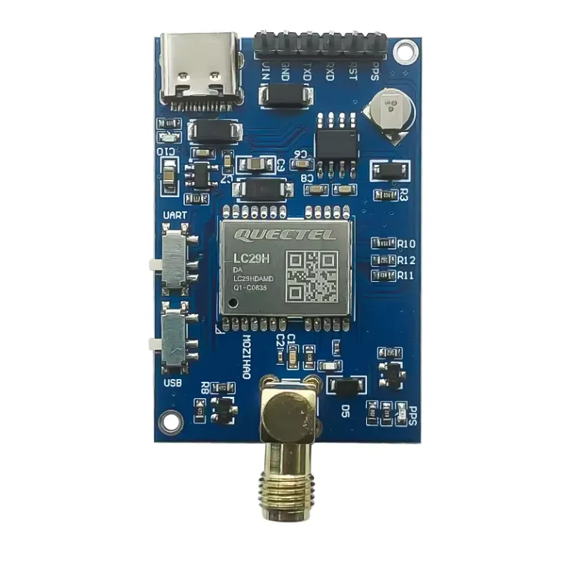 Módulo GNSS RTK de Alta Precisión LC29HDAMD – Doble Banda L1/L5 con Antena MechatronicStore Módulo GNSS RTK de Alta Precisión LC29HDAMD – Doble Banda L1/L5 con Antena - Imagen 2
