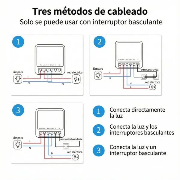 Módulo Interruptor Inteligente WiFi Mini (16A) MechatronicStore Módulo Interruptor Inteligente WiFi Mini (16A) - Imagen 4
