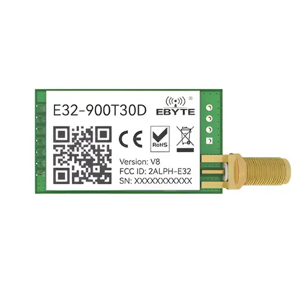 Módulo LoRa EBYTE E32-900T30D 900MHz MechatronicStore Módulo LoRa EBYTE E32-900T30D 900MHz