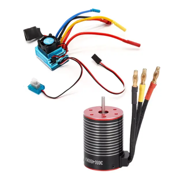Motor Brushless 4500KV + Controlador ESC 120A MechatronicStore Motor Brushless 4500KV + Controlador ESC 120A